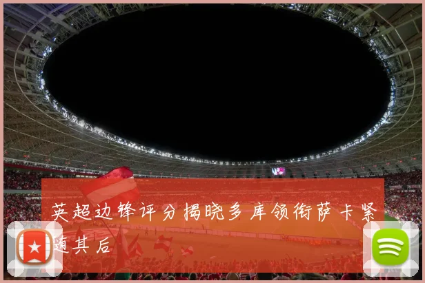 英超边锋评分揭晓多库领衔萨卡紧随其后